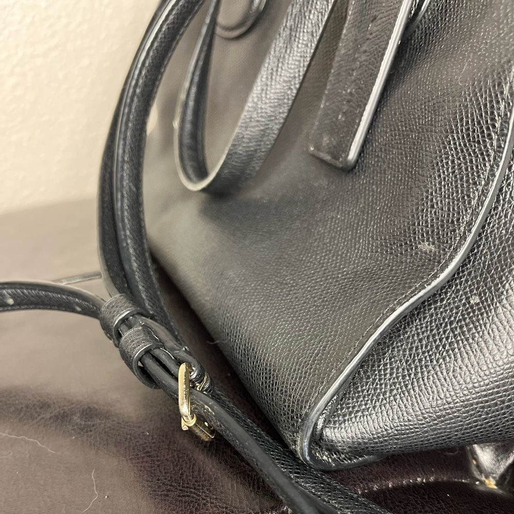 Coach Purse In Black Pebble Leather Nolita Satchel Women’s Bags 35650​​​ - Picture 13 of 16